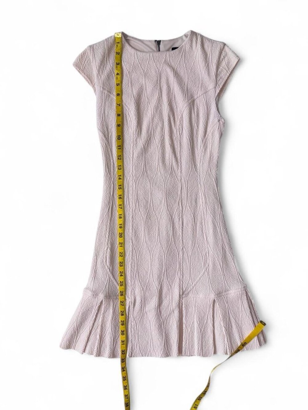 Jacquard Ruffled Mini Dress - XS - Picture 5 of 8